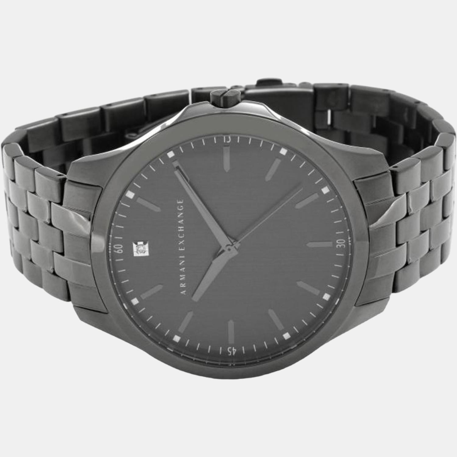 Armani Exchange Men Round Grey watch