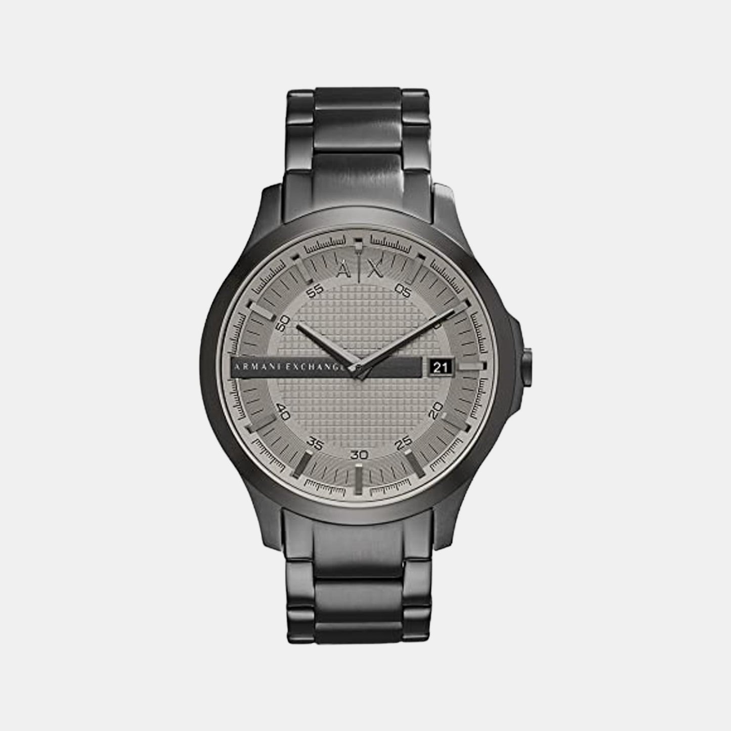 Male Grey Analog Stainless Steel Watch AX2194