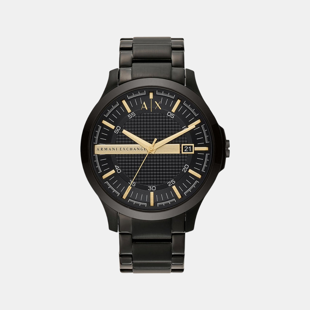 Armani Exchange Round Black Analog watch
