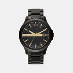 Armani Exchange Round Black Analog watch