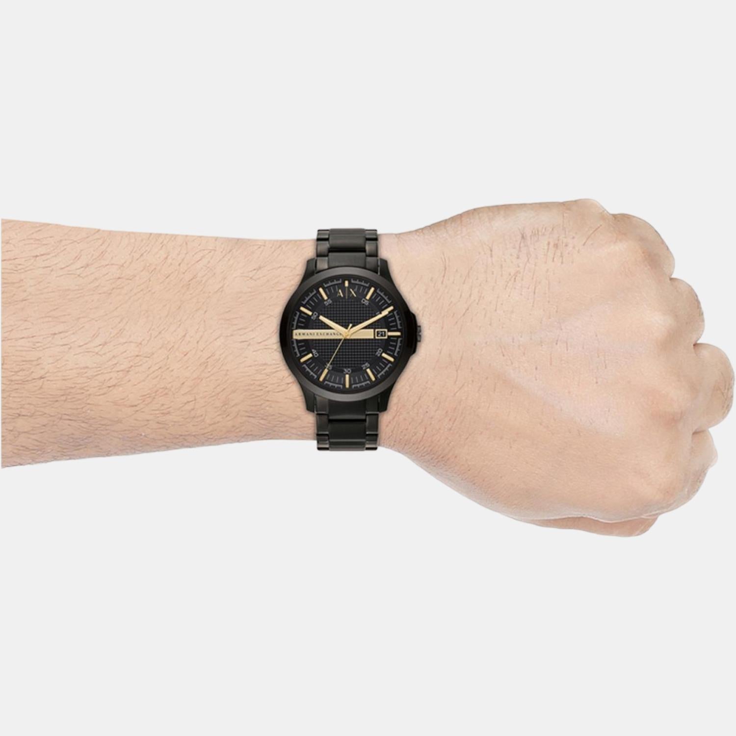 Armani Exchange Stainless Steel Black watch