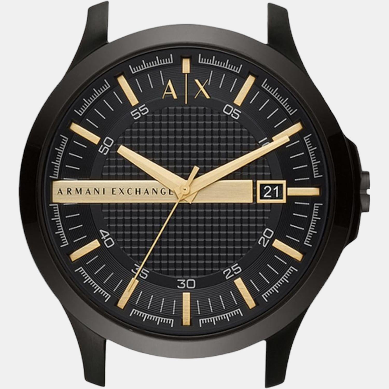 Armani Exchange Round Quartz Analog Men watch