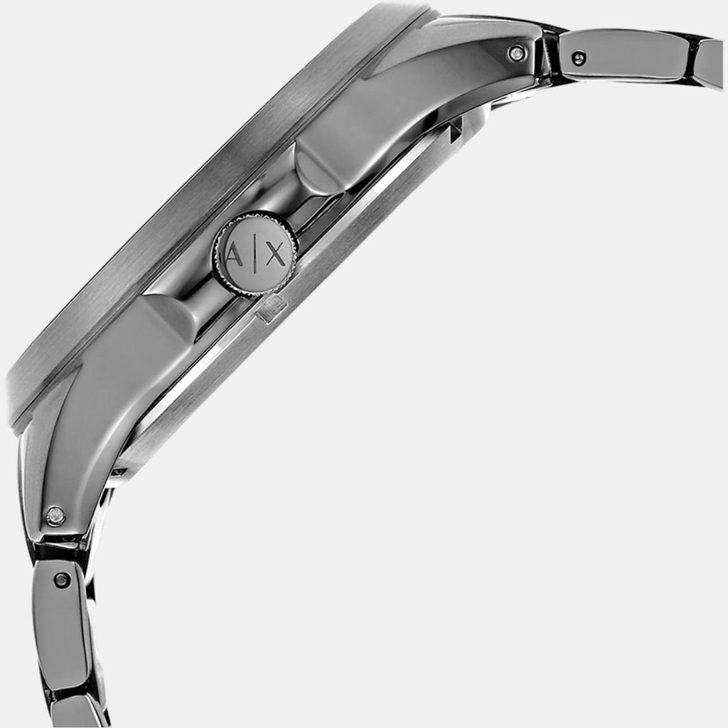 Armani Exchange Men Round Grey watch