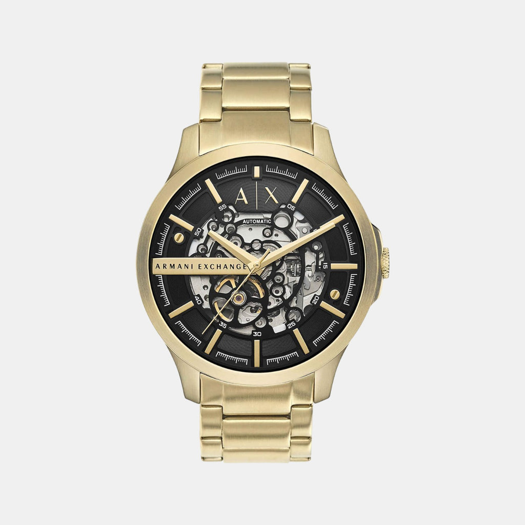 Armani Exchange Round Black Analog watch