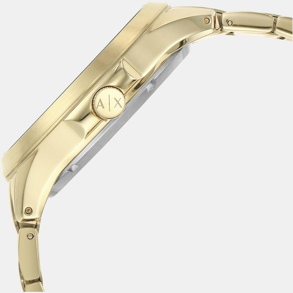 Armani Exchange Men Round Black watch