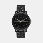 Armani Exchange Round Black Analog watch