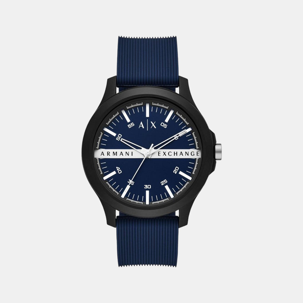 Armani Exchange Round Blue Analog watch