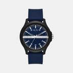 Armani Exchange Round Blue Analog watch