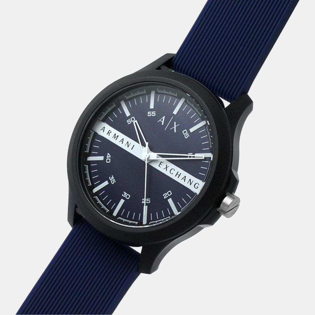 Armani Exchange Silicone Round watch
