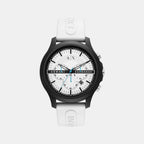 Armani Exchange Round White Chronograph watch