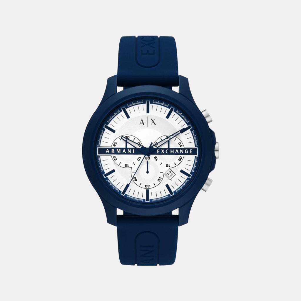 Armani Exchange Round White Chronograph watch