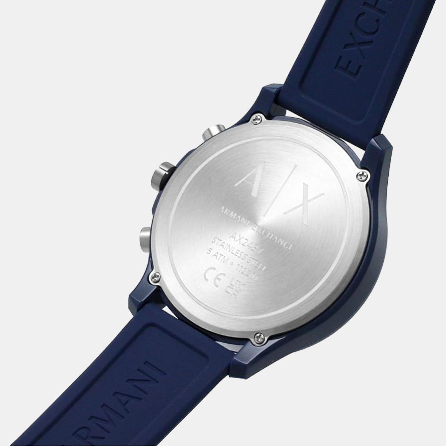 Armani Exchange Chronograph Mens Watch (AX1327) Blue | WatchShop.com™