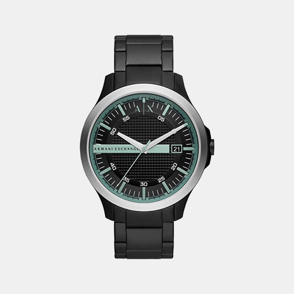 Armani Exchange Round Black Analog watch