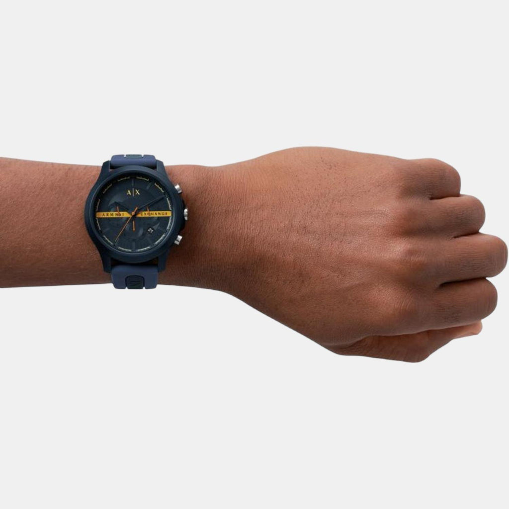 Armani Exchange Silicone Round watch