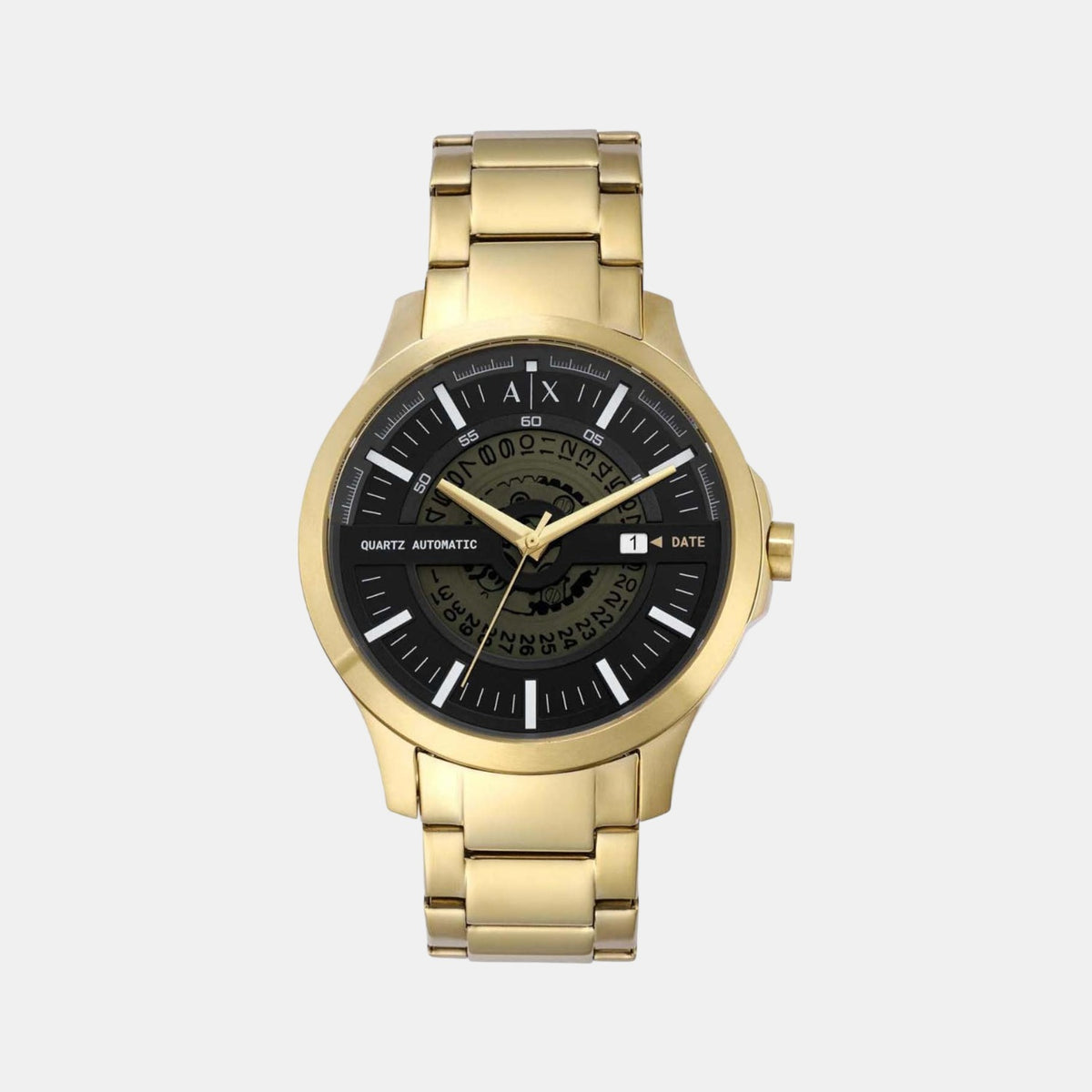 Armani Exchange Round Black Analog watch