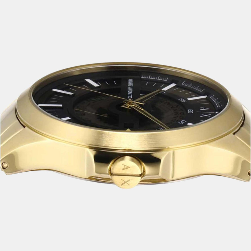 Armani Exchange Unisex Round Black watch