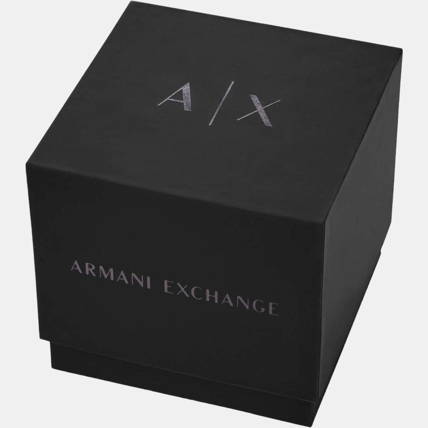 Armani Exchange Unisex Black Analog Stainless Steel Automatic