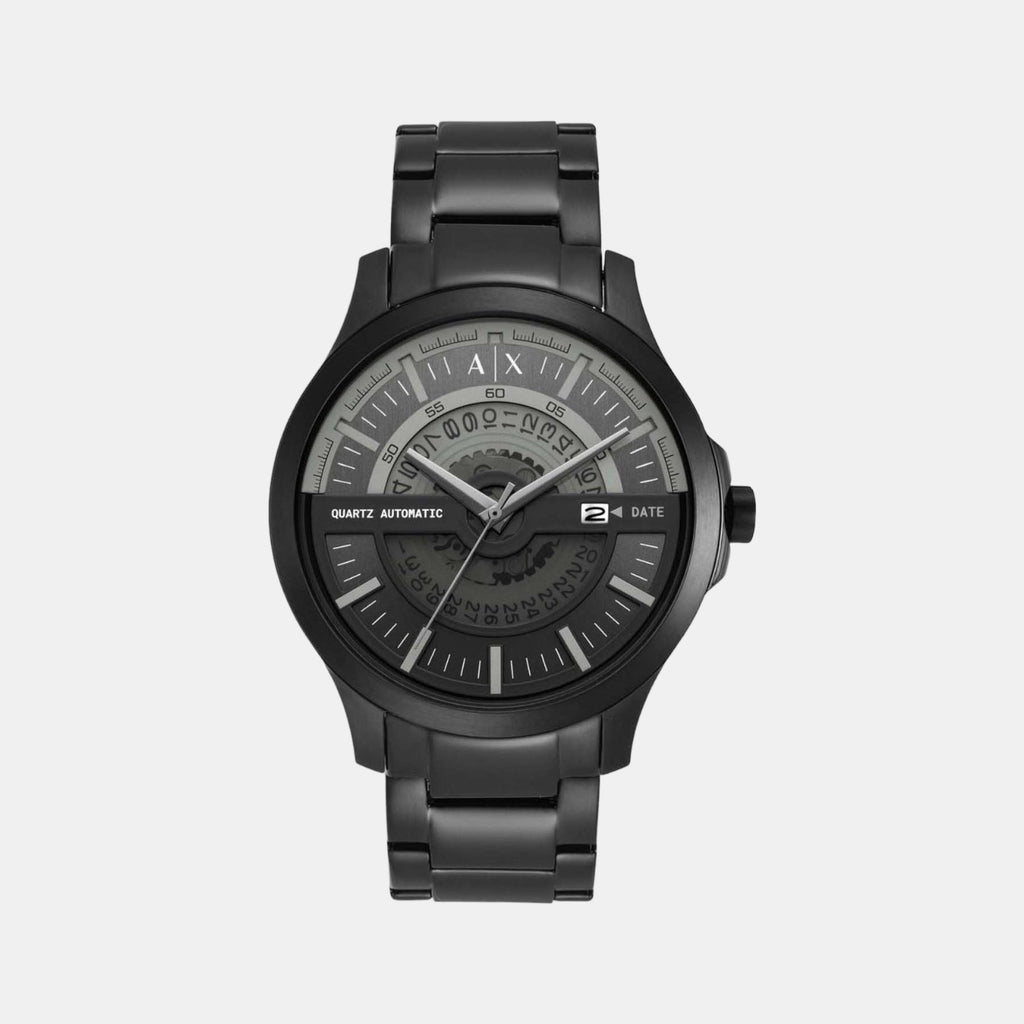 Armani Exchange Round Black Analog watch