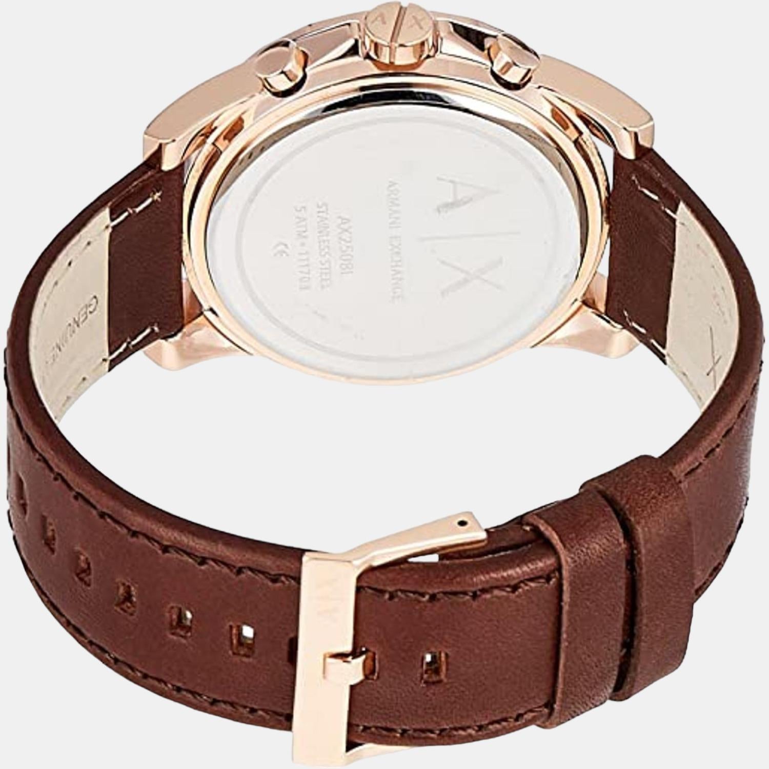 Armani Exchange 45 mm Round Quartz watch