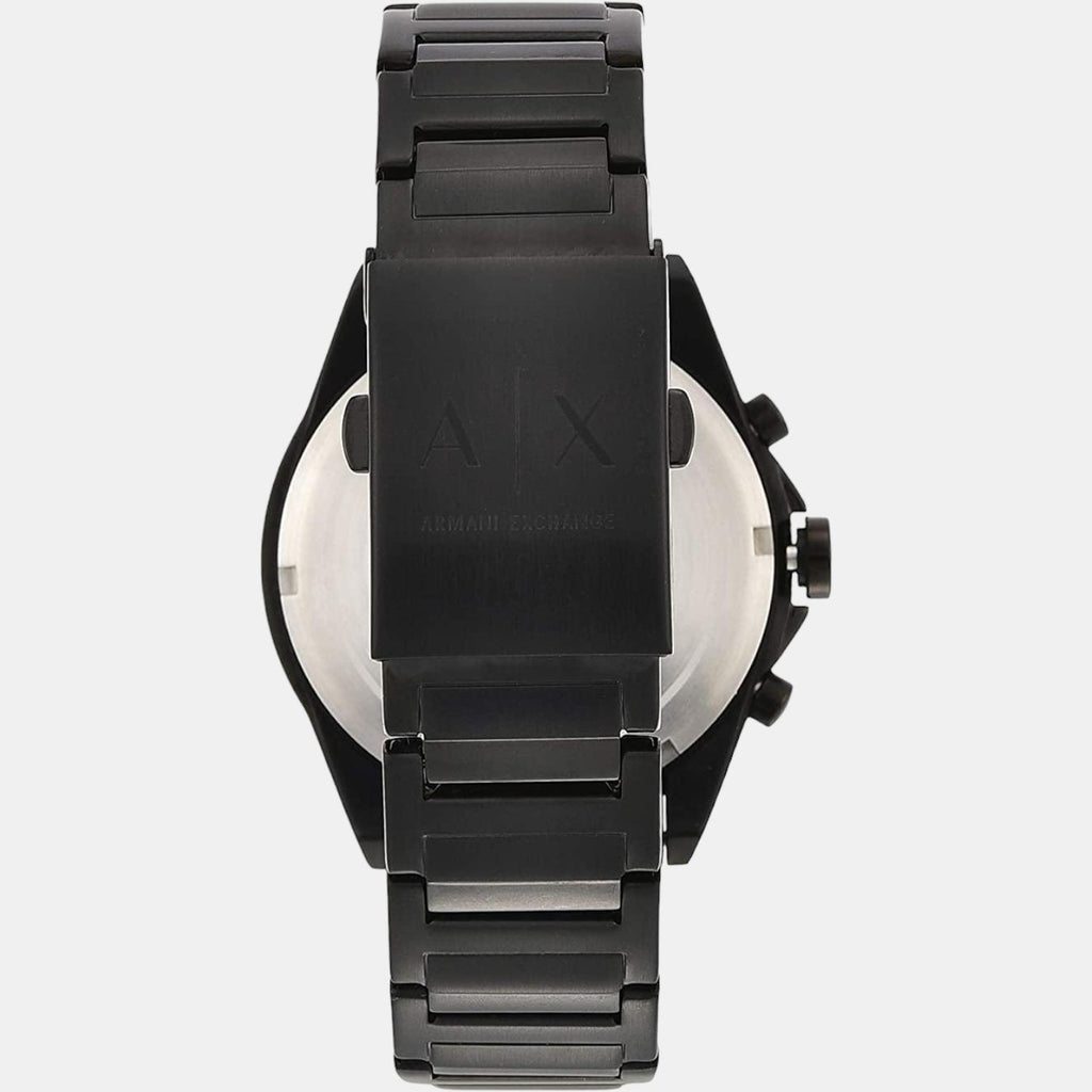 Armani Exchange Men Round Black watch