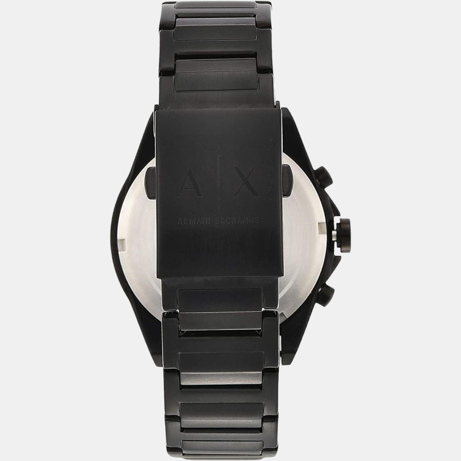 Armani Exchange Men Round Black watch