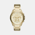 Armani Exchange Round Gold Chronograph watch