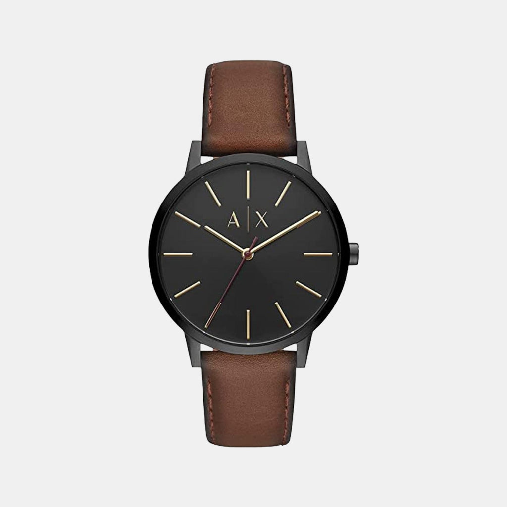 Armani Exchange Round Black Analog watch