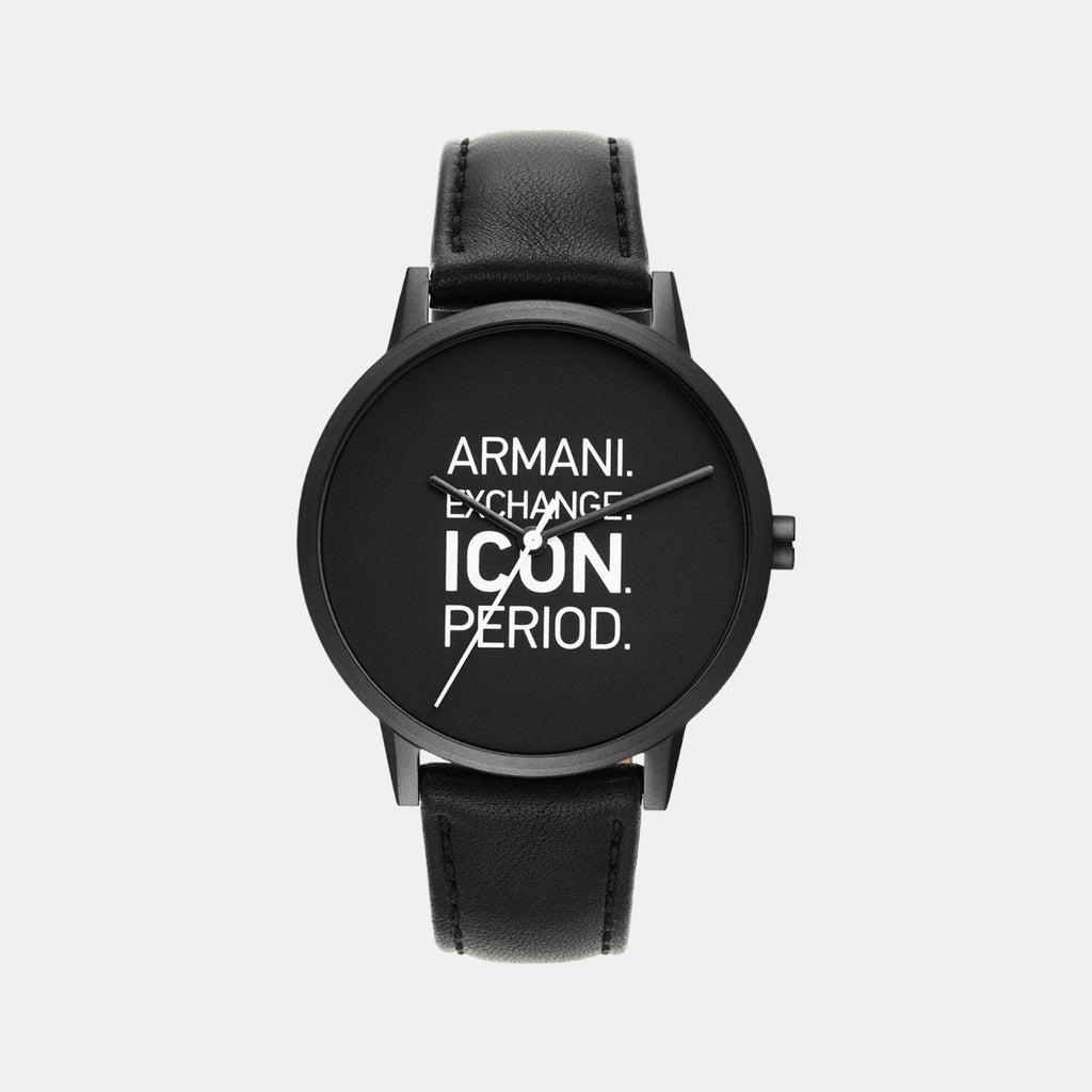 Armani Exchange Round Black Analog watch