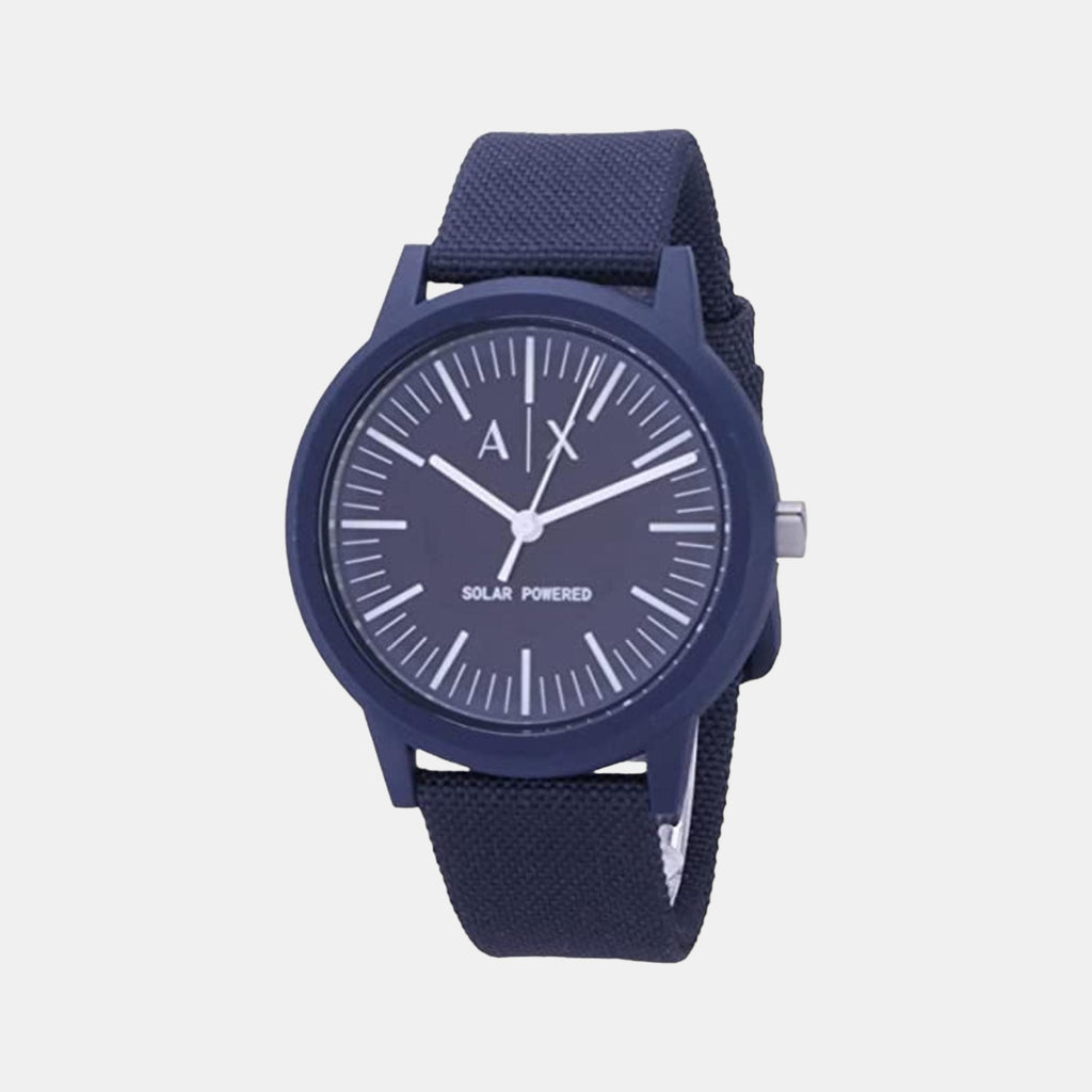 Armani Exchange Round Blue Analog watch