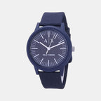 Armani Exchange Round Blue Analog watch