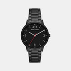 Armani Exchange Round Black Analog watch