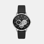 Armani Exchange Round Black Chronograph watch