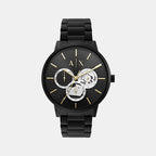 Armani Exchange Round Black Chronograph watch