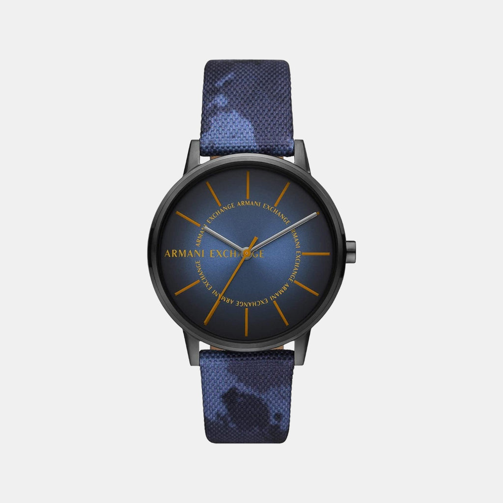 Armani Exchange Round Blue Analog watch