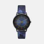 Armani Exchange Round Blue Analog watch