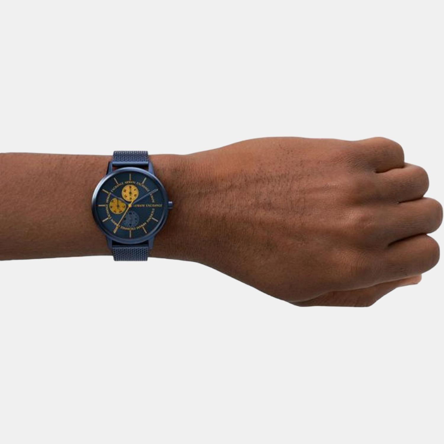 Armani Exchange Stainless Steel Round watch