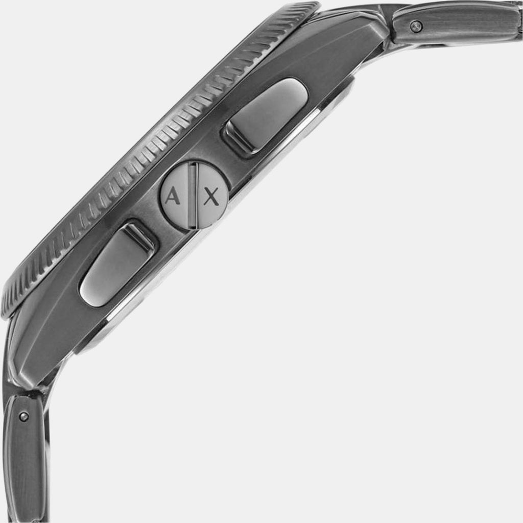 Armani Exchange Men Round Grey watch