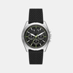 Armani Exchange Round Black Chronograph watch