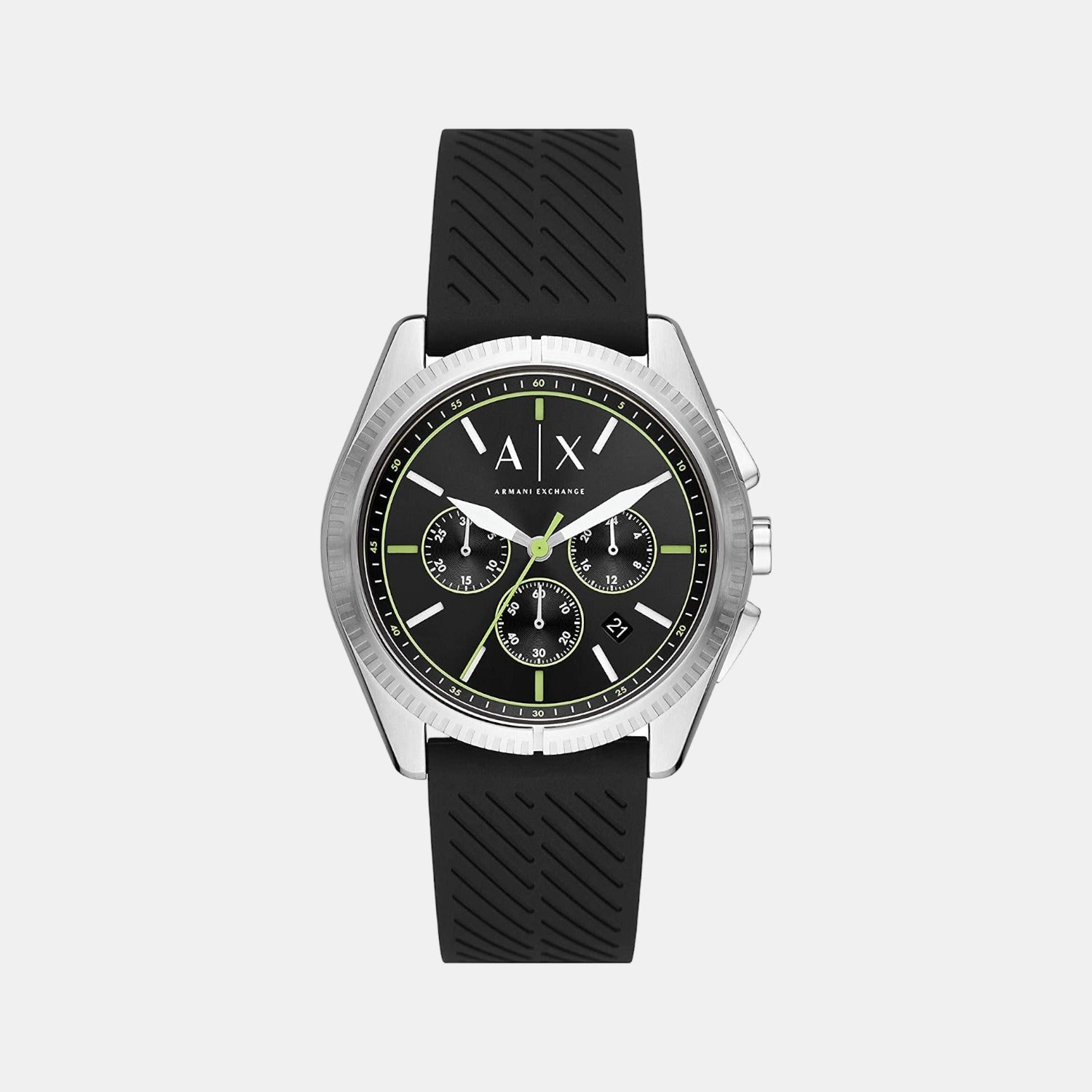 Armani Exchange Round Black Chronograph watch