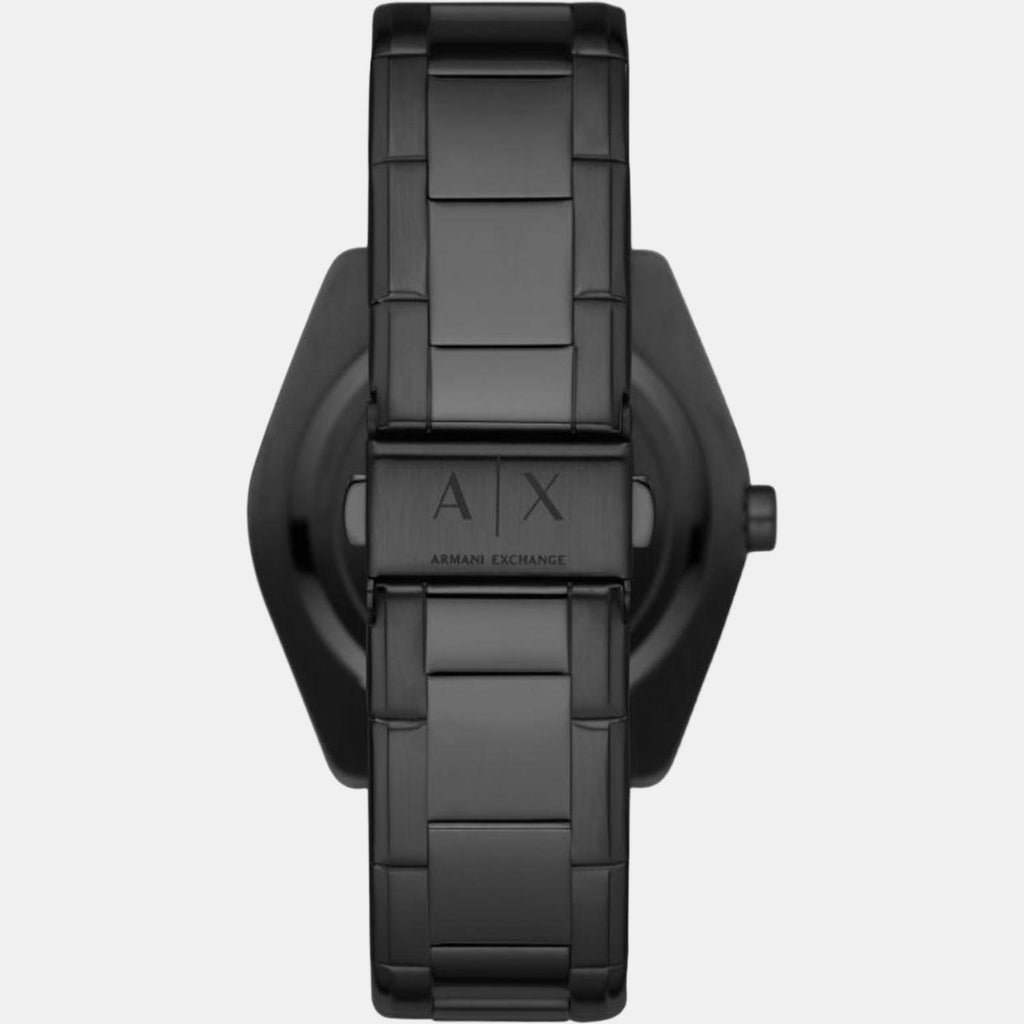 Armani Exchange Men Round Black watch
