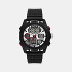 Armani Exchange Round Silver Chronograph watch