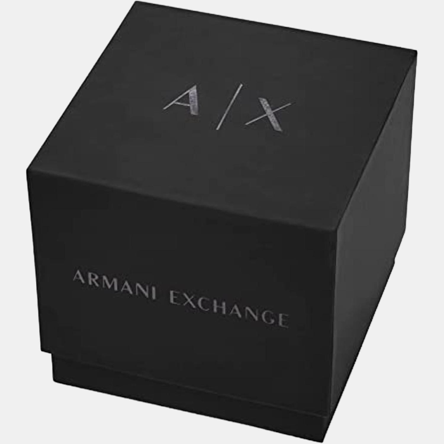 Armani Exchange Silicone Round watch