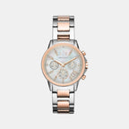 Armani Exchange Round Mother Of Pearl Chronograph watch