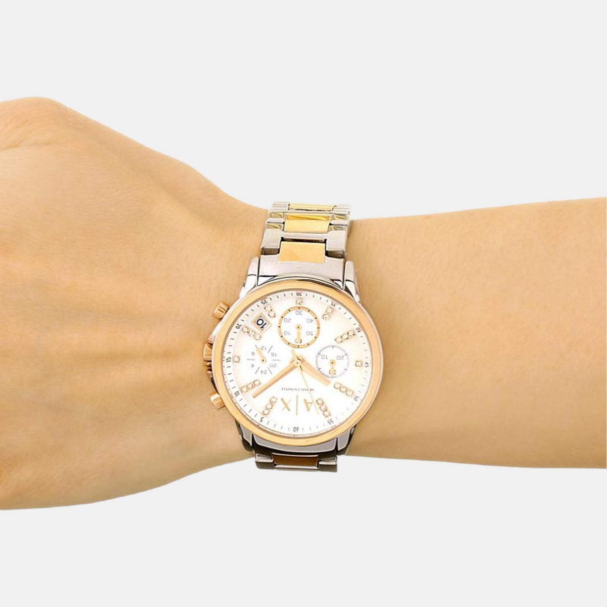 Armani Exchange Round Quartz Chronograph Women watch