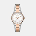 Armani Exchange Round White Analog watch