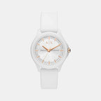 Armani Exchange Round White Analog watch