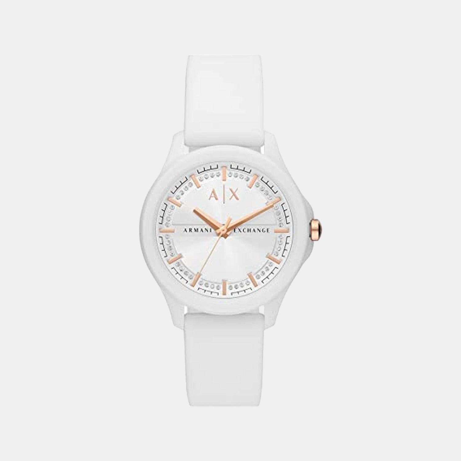 Armani Exchange Round White Analog watch