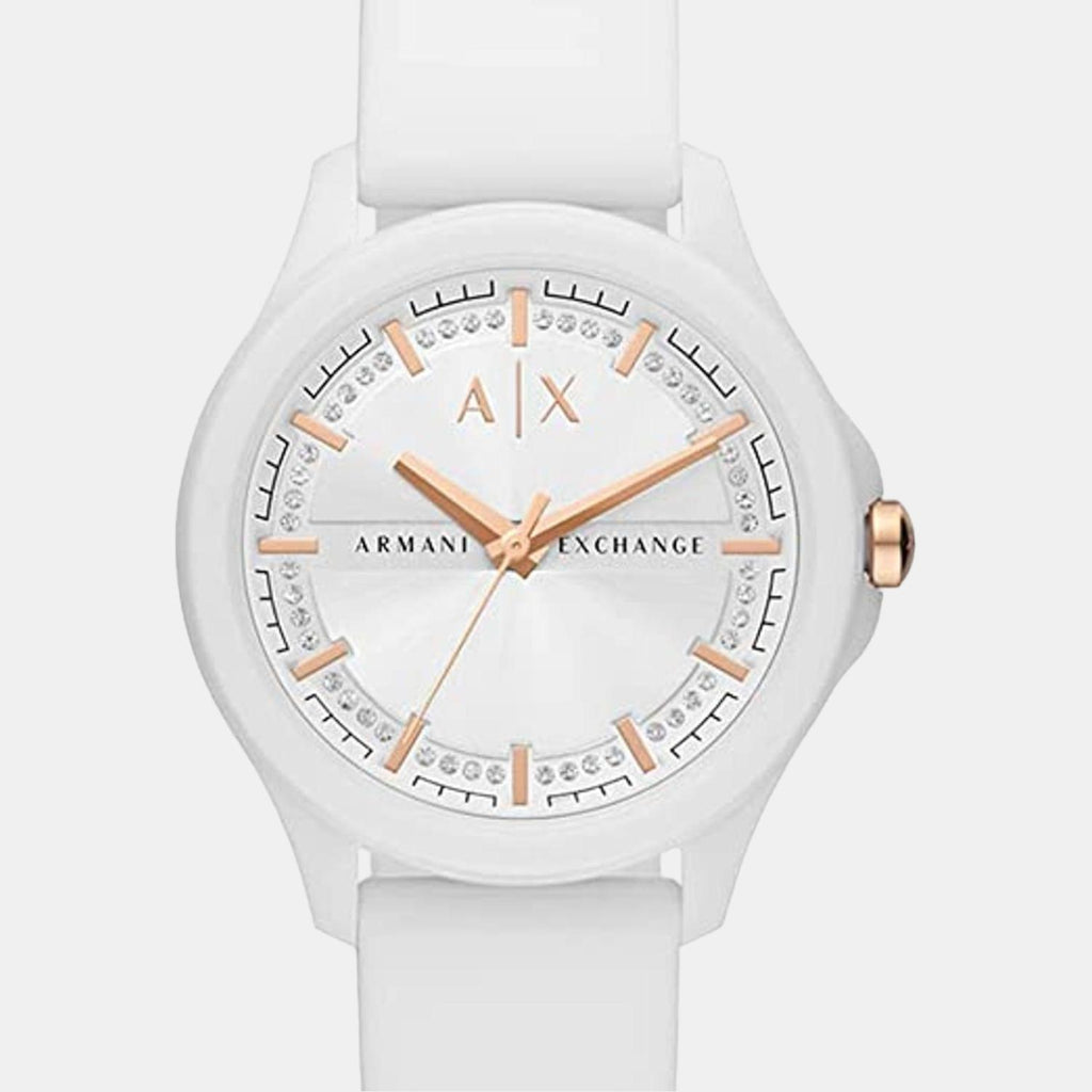 Armani Exchange Silicone Round watch