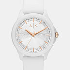 Armani Exchange Silicone Round watch