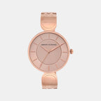 Armani Exchange Round Rose Gold Analog watch